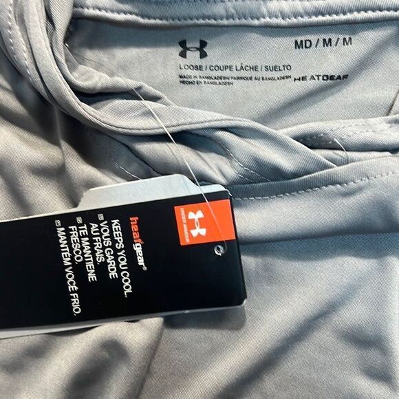 Under Armour Women's gray Heatgear Velocity Twist Hoodie-women’s medium-NWT - Picture 9 of 11